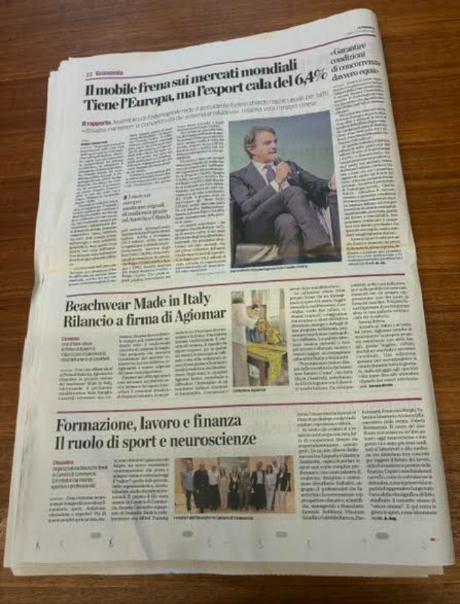 Articolo La Provincia - Agiomar